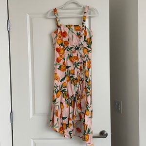 Parker- pink and citrus dress